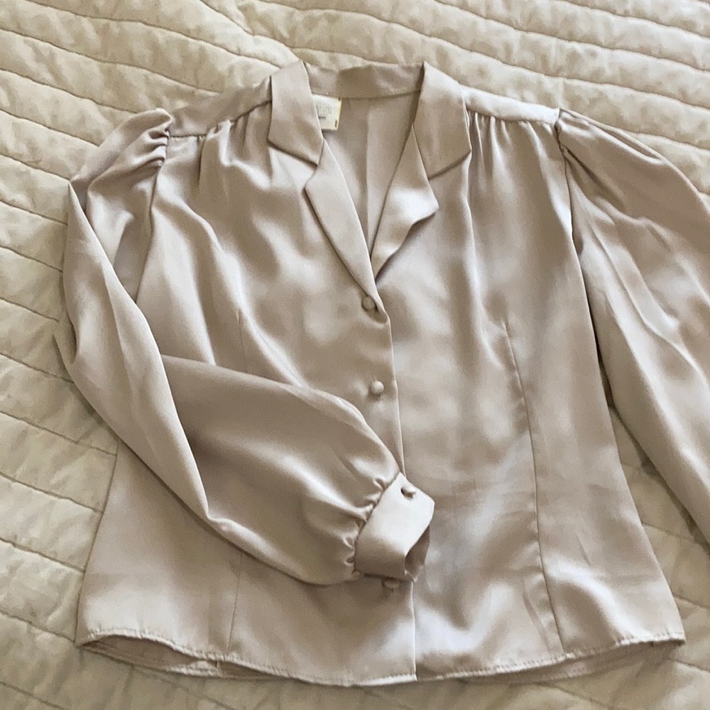 Cream blouse